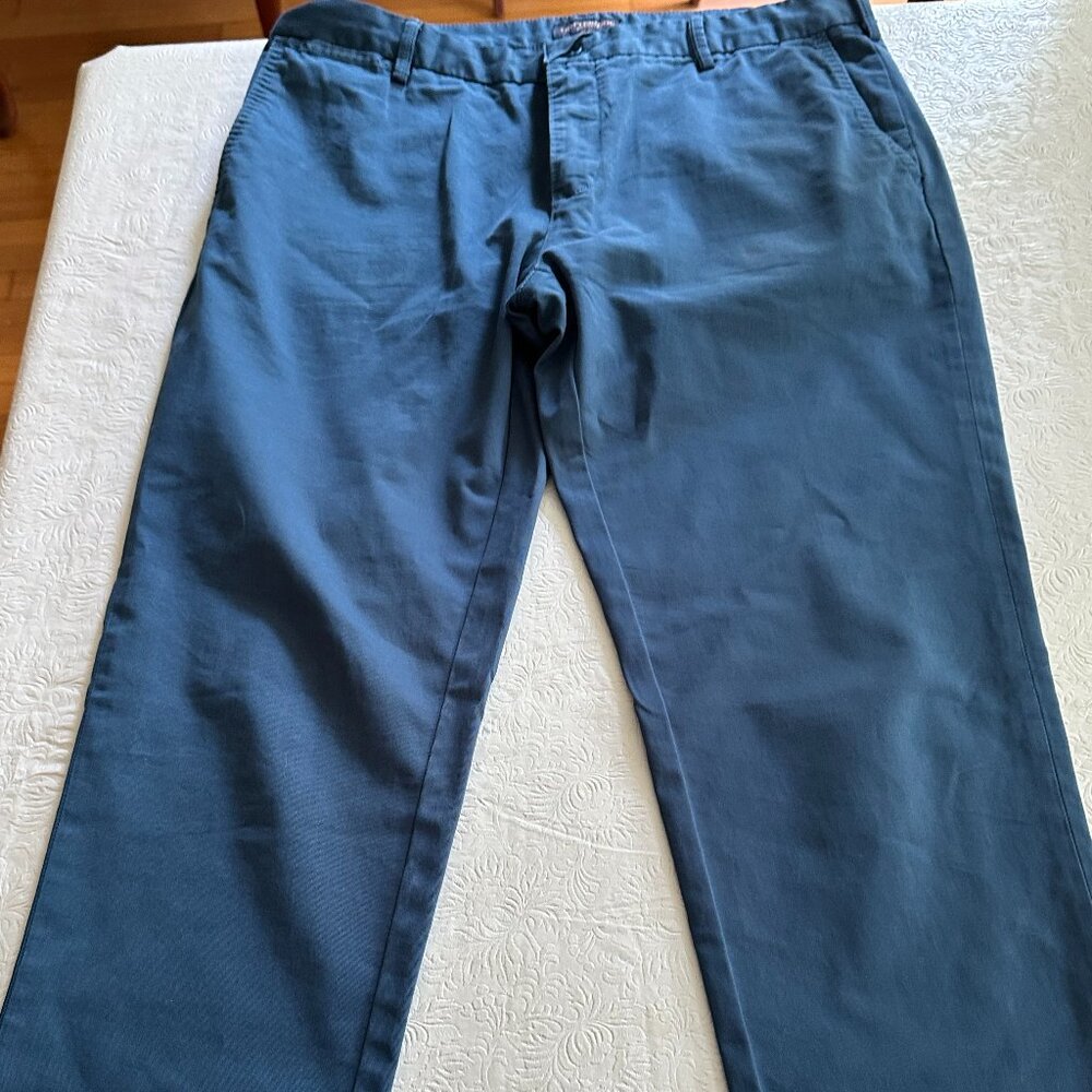 Gutteridge Men's Cotton Spandex Blue Pants size 36